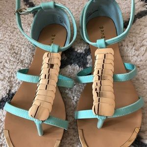 Turquoise summer sandals